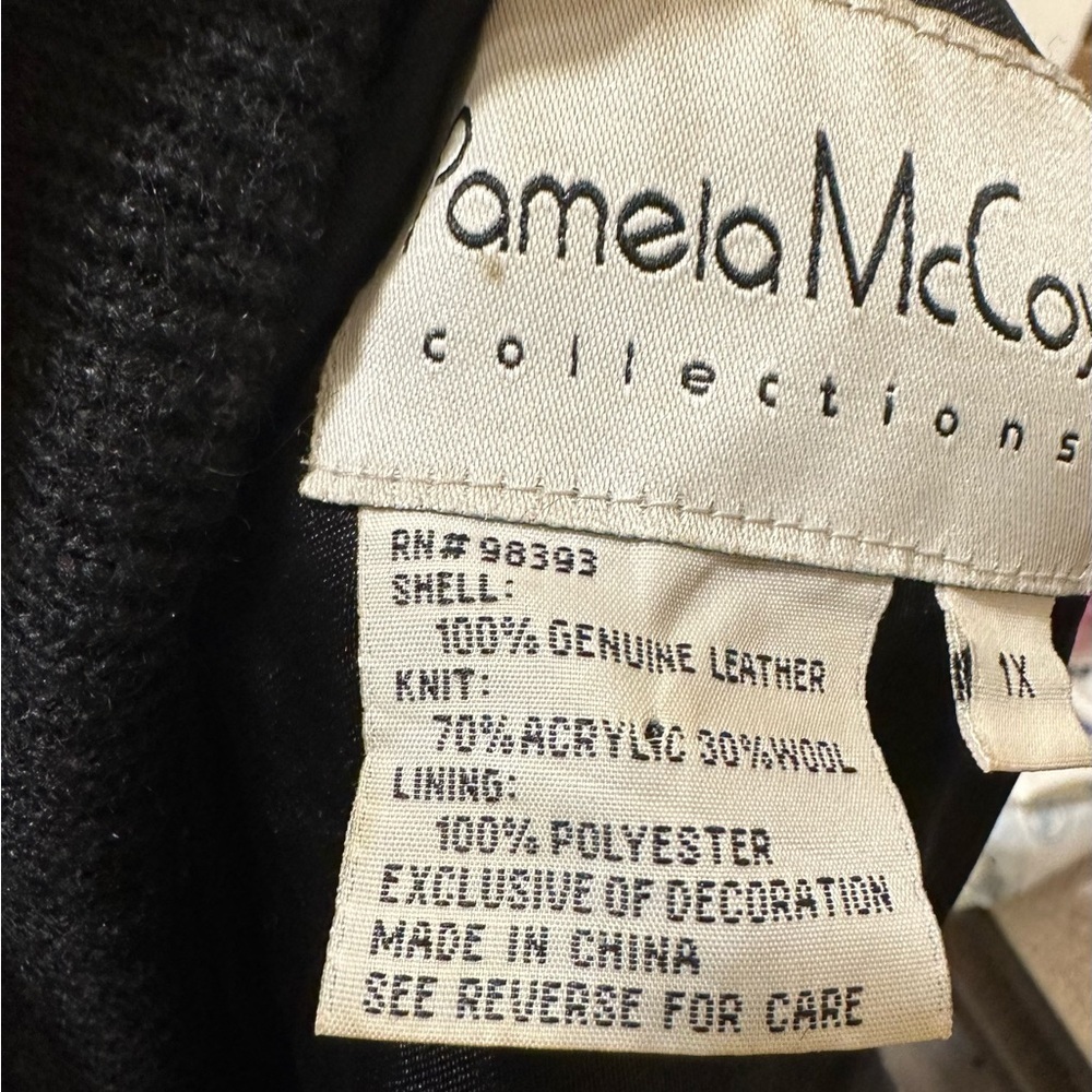 Pamela McCoy vintage Elegant Black Long-Sleeve jacket - Picture 5 of 6